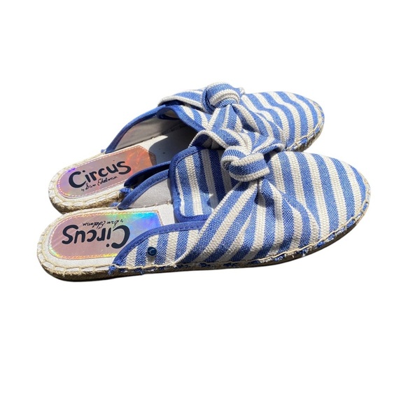 Circus by Sam Edelman Blue and White Knotted Espadrilles - Picture 4 of 5